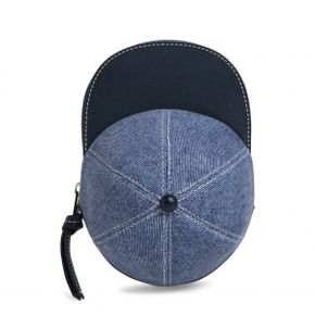 4747941 JW Anderson Medium Denim  Leather Cap Crossbody Bag