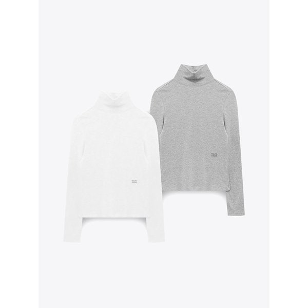 [2PACK] 마리 터틀넥 롱슬리브 티셔츠(MAFDTS01NBM)