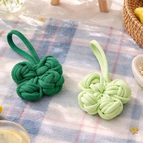 친구사랑 행운 마스코트 네잎클로버 양말목 키링 만들기 DIY