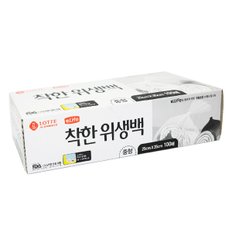 롯데 착한 위생팩 중 25x35x100매