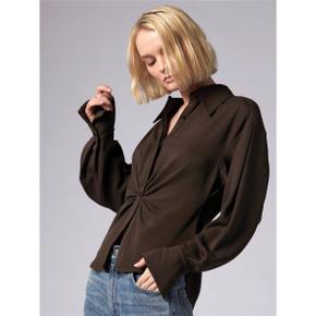 이큅먼트 BENNETT LONG SLEEVE SHIRT - DELICIOSO BROWN