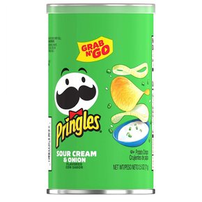 [해외직구]프링글스 사워 크림 어니언 감자칩 71g 12팩/ Pringles Sour Cream Onion Potato Chips 2.5oz