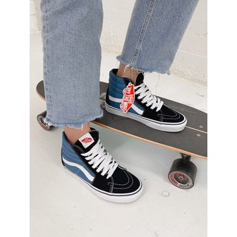 반스 SK8-HI 네이비 남녀공용 하이탑 VN000D5INVY