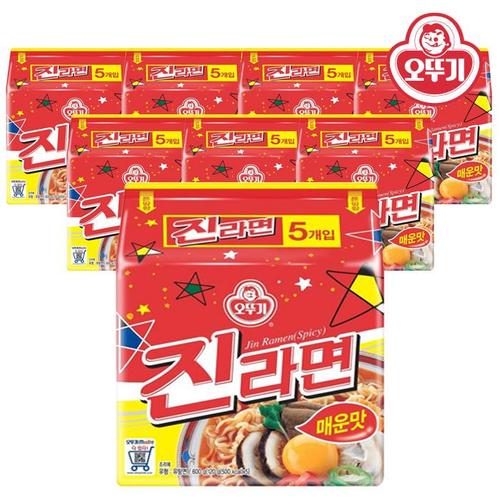 [오뚜기] 오뚜기 진라면 매운맛 120g x 40봉 1박스(1)