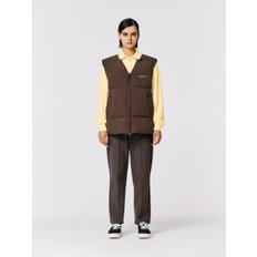 [코엑스몰] 베스트 STRETCH PADDING VEST-BROWN