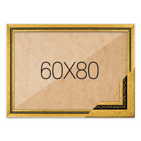 퍼즐액자 60x80 고급형 그레이스 다크골드 (누니액자)