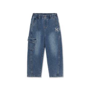 (공식)26FW 스트릿 커브드와이드 라이크라 소프트 데님팬츠 7ADPB3164-50BLS
