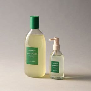 [브랜드공식]아로마티카 로즈마리 스칼프 샴푸 400ml+로즈마리 루트인핸서 100ml