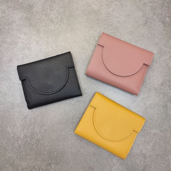 [옷자락] 여성 3가지색상 심플 디자인 카드 지갑
