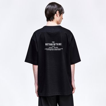 송지오 지제로 나이트 샤인 티셔츠 블랙 SH3TS804BK