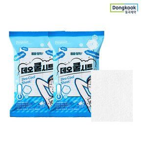 마데카 몸을 닦자 데오 쿨시트 15매 2개 (총 30매) / 땀티슈 쿨링티슈 쿨링시트