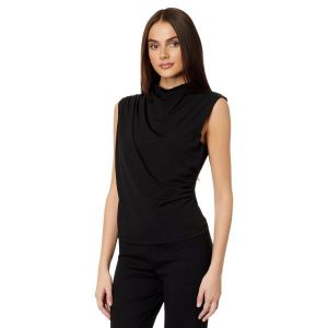 이스퀘어 3887191 Elliott Lauren Top Notch Draped Sleeveless w/ Zipper Detail