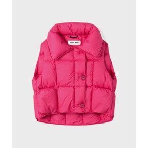 IENKI 여성 코지 패딩 베스트 마이크로 핑크 COZY VEST MICRO PINK