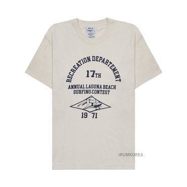 와일드동키 [와일드 동키] SS25 공용 라구나 비치 티셔츠 T LAGUNA BEACH TEA DYED