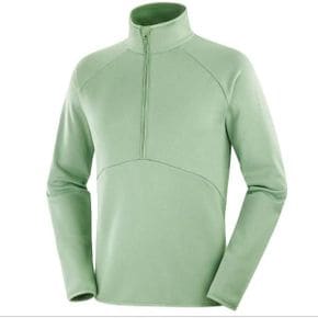 일본 살로몬 스키복 LC2193900 SALOMON ESSENTIAL WARM HALF ZIP 남성 하프집업 미들레이어 1565