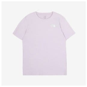 노스페이스키즈반팔티 DQC NT7UQ34U 키즈 리커버리 반팔 A (PASTEL LILAC)