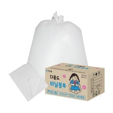 킹스봉 재활용 분리수거 평판 쓰레기봉투 120L Box (400매)