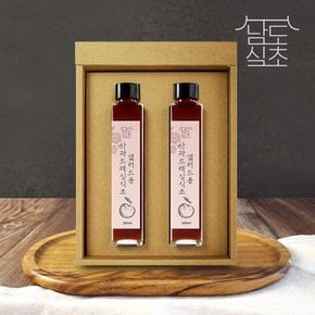 [명절 후 배송] 하화숙 발효 사과 드레싱식초 선물세트 (2병x200ml)