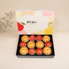 [9/22일 10시 결제건까지 명절전배송][신세계 오늘의과일]프리미엄 고당도 햇 사과+배혼합6kg내외/1박스(사과6입/배6입)_부직포가방포장