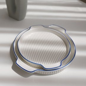 코발트 원형 접시 그릴팬 (소+대) 1세트
