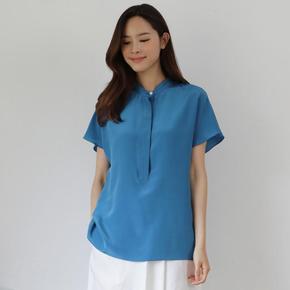 Silk blue blouse (S2512783)