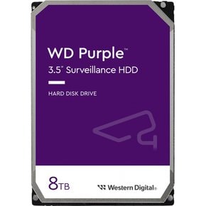 웨스턴 디지털 8TB WD 퍼플 서베일런스 HDD - SATA 6Gbs 256MB - WD85PURZ (웨스턴