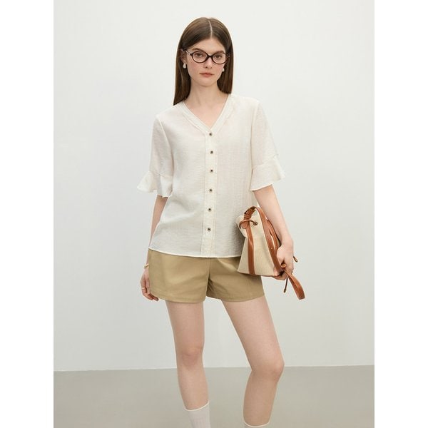 WD_Lotus short sleeve blouse
