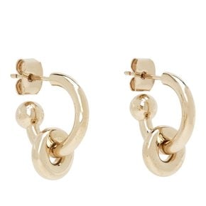 저스틴 클렌퀏 에단 이어링 ETHAN EARRINGS GOLD