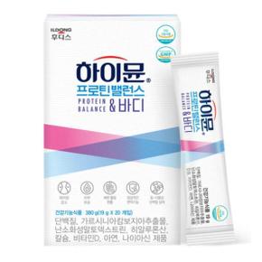 하이뮨 프로틴밸런스 & 바디 스틱 19g x 20포 2개