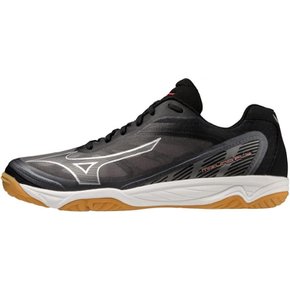 MIZUNO [미즈노] 배구화 플라이 플라이 클럽 실내 와이드 경량 실내 26.0 cm 2E 블랙/실버/레드