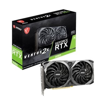 MSI (엠에스아이)MSI 지포스 RTX 3060 벤투스 2X OC D6 12GB