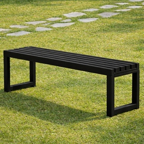 롤리팝 100cm 야외벤치 철제 정원 테라스 빈티지 펜션 긴 의자 평벤치
