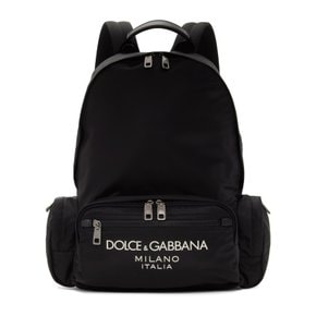 Dolce & Gabbana 블랙 로고 백팩 242003M166001