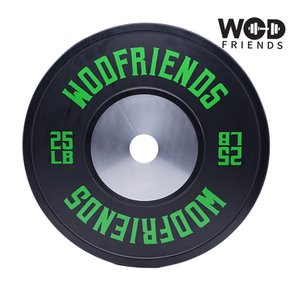 컴페티션 엣지 중량 원판 바벨 역도 홈짐 크로스핏 파운드 25LB WFCE-25