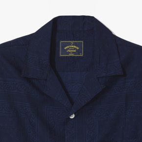 [PORTUGUESE FLANNEL]포루투기스 플란넬 반팔셔츠/CLASSIC PAISLEY SHIRT NAVY/PFD1M40003