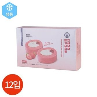  연세우유 딸기 우유롤 60g x 12개입