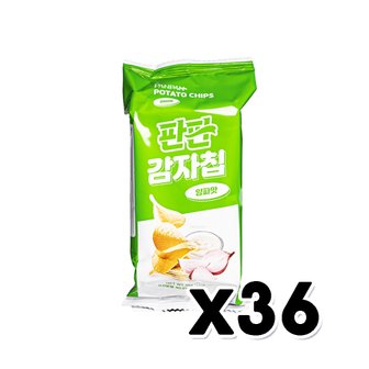  판판 감자칩 양파맛 스낵과자 35g x 36개