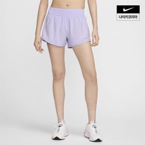 우먼스 나이키 드라이 핏 원 미드라이즈 3인치 브리프 라인드 쇼츠 NIKE DX6011-512