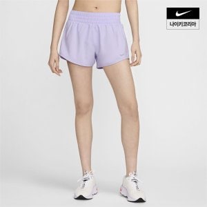 나이키 우먼스 나이키 드라이 핏 원 미드라이즈 3인치 브리프 라인드 쇼츠 NIKE DX6011-512