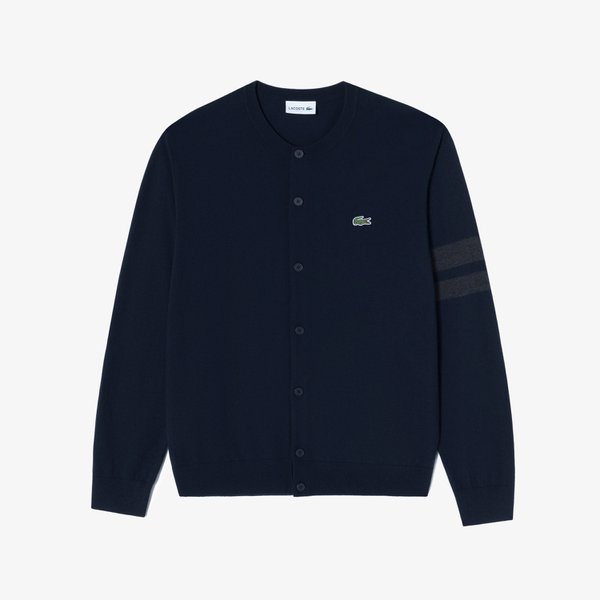 [시흥점] 남성 크루넥 소매팁 가디건 AH500E-54N