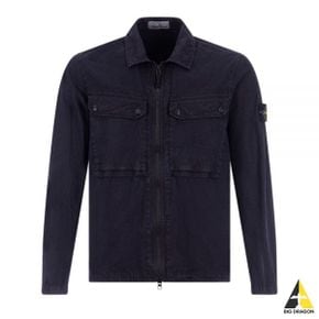 스톤아일랜드 102WN OLD Treatment Brushed Organic Cotton Canvas Overshirt_Regu