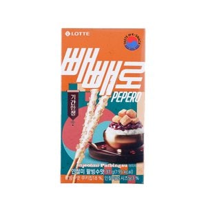  신상 롯데 빼빼로 인절미 팥빙수맛 37g