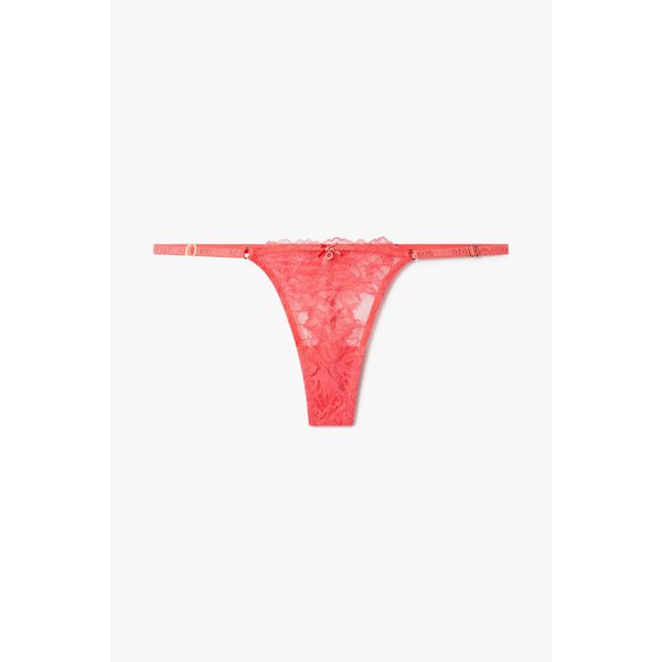여성 플라워 레이스 스트랩 티팬티 0825110511000