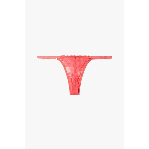 여성 플라워 레이스 스트랩 티팬티 0825110511000