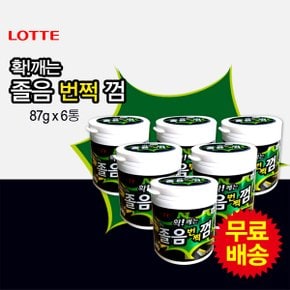 졸음번쩍껌(87gx6통)