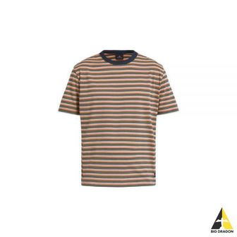 폴스미스 폴스미스 Stripe T Shirt (M2R 220X M21973 23) (스트라이프 로고 패치 티셔츠)