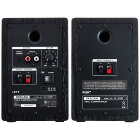 TASCAM VL-S3BT 2 PC Bluetooth aptXAAC DTM (태스컴) 웨이 파워드 모니터 스피커 쌍 앰프 내장