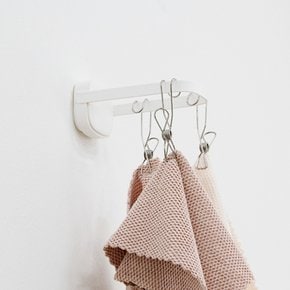 롬에이 모디고 다용도 후크 U자형 부착식 걸이 팬트리 옷걸이 선반 SSG