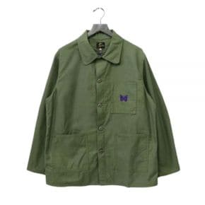 NEEDLES 니들스 24FW D.N. Coverall Back Sateen- Olive (PU238) (D.N.커버올 자켓 백사틴)