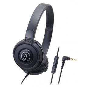 ATH-S100iS BK STREET MONITORING 오디오 테크니카 헤드폰 유선 스마트폰용 휴대용 온 이어
